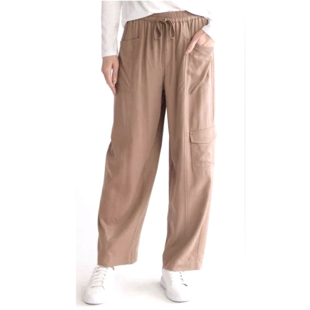 NWT Madewell Straight Cargo Pants in Softdrape Size Large